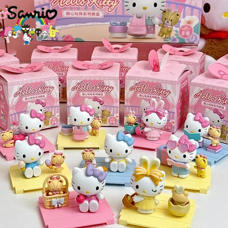 Sanrio Hello Kitty Sweetheart Playmate Series слепая коробка украшения детские игрушки подарки на