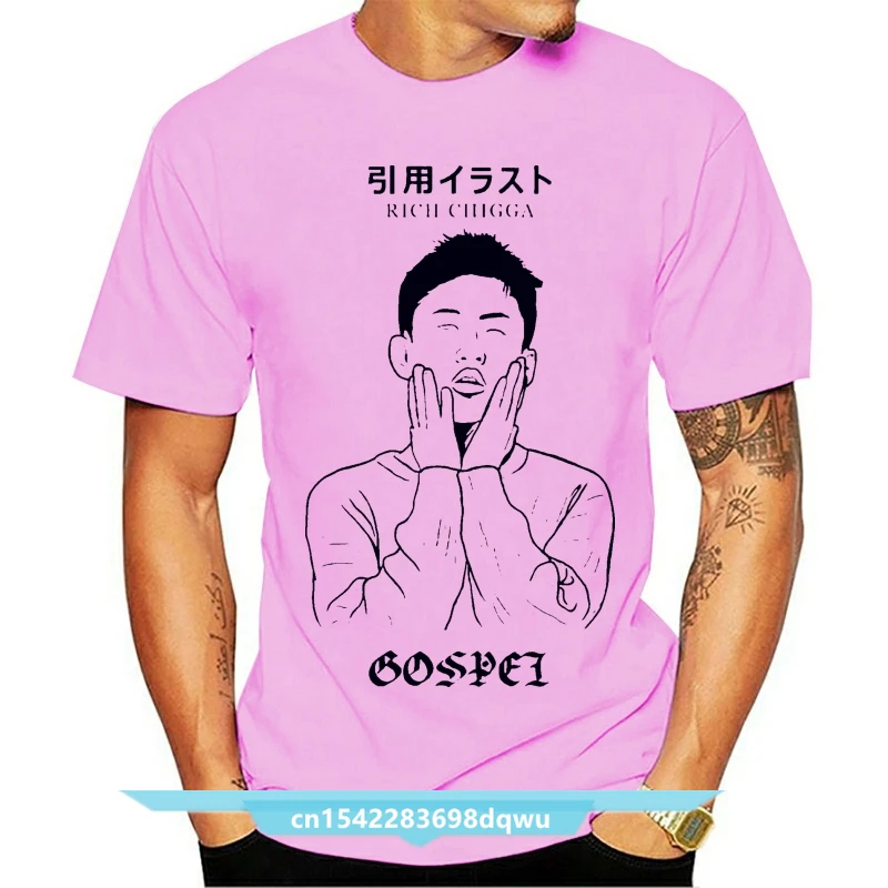 

Rich Chigga T Shirt MenIndonesian Rapper Brian Imanuel Dat $ Tick Tees Short Sleeve Garment Tees Clothing Plus Size 3Xl