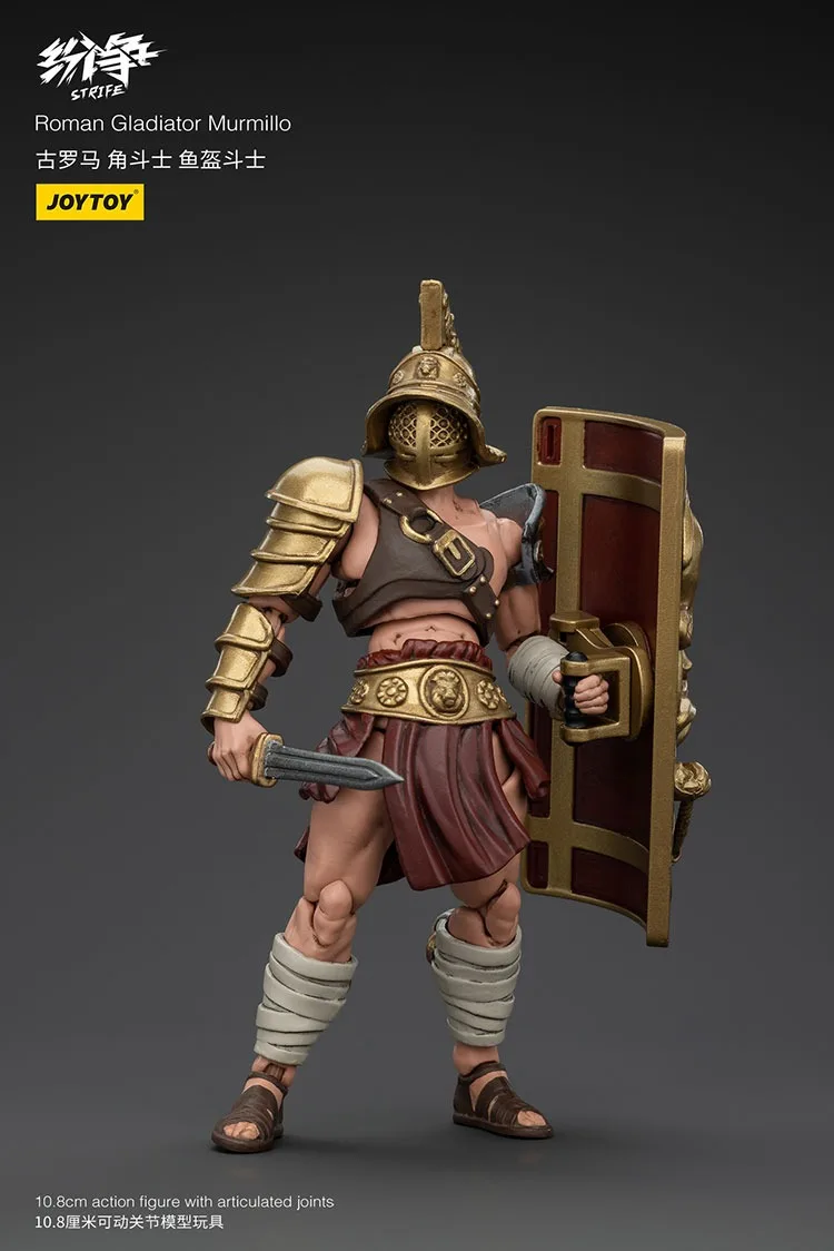 Фото JOYTOY Strife римский гладиатор Мурмиillo Griffon Gladiator ножницы гигантские ножницы Hoplomachus фигурки куклы украшения подарок №2