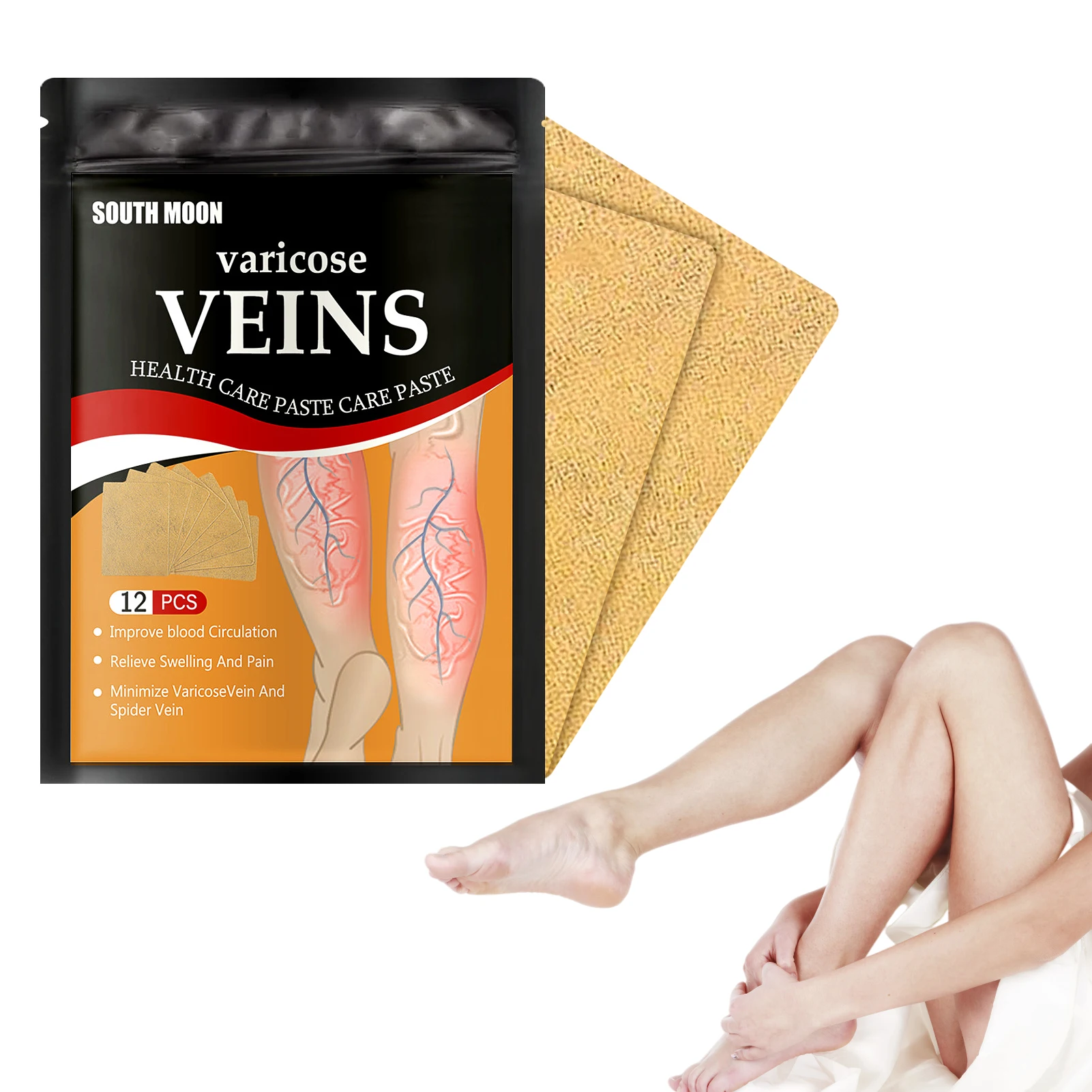 

Varicose Vein Patch 12/24/36pcs Varicose Vein Patch Varicose Vein Patch For Vein Health Veinhealth Varicose Veins Patch For