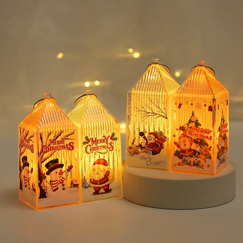 

Christmas Decorations LED Night Light Christmas Santa Claus Snowman Tree Lantern For Home Ornament Xmas Gifts Decor Accessories