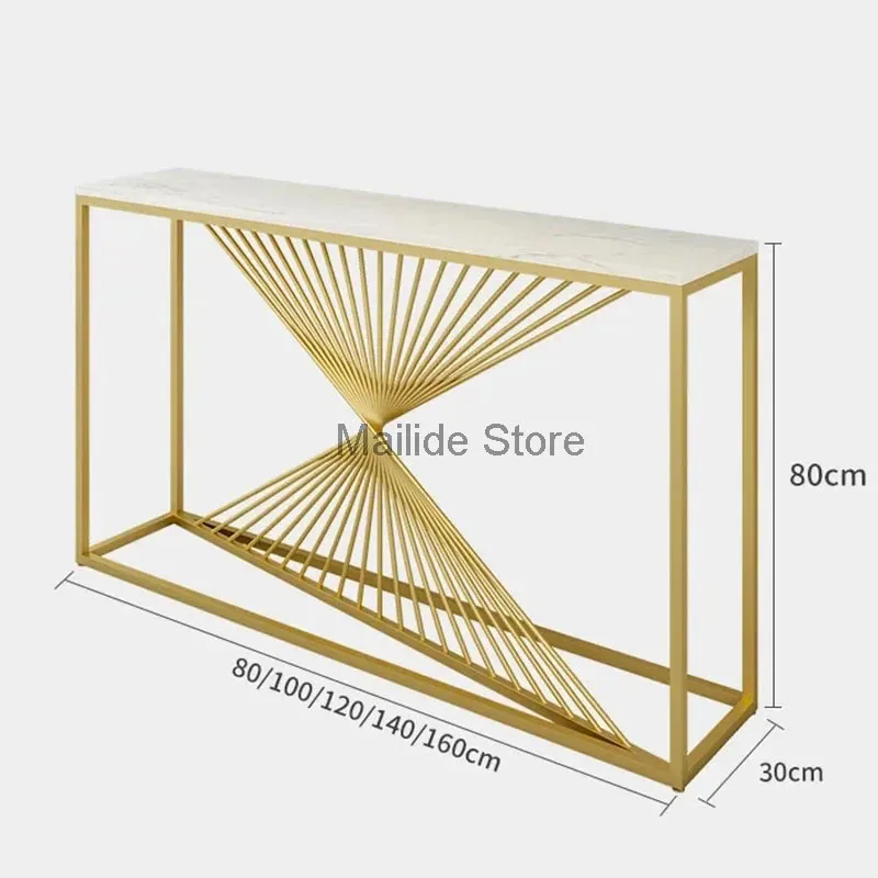 Современные железные консольные столы для прихожей домашний консольный стол