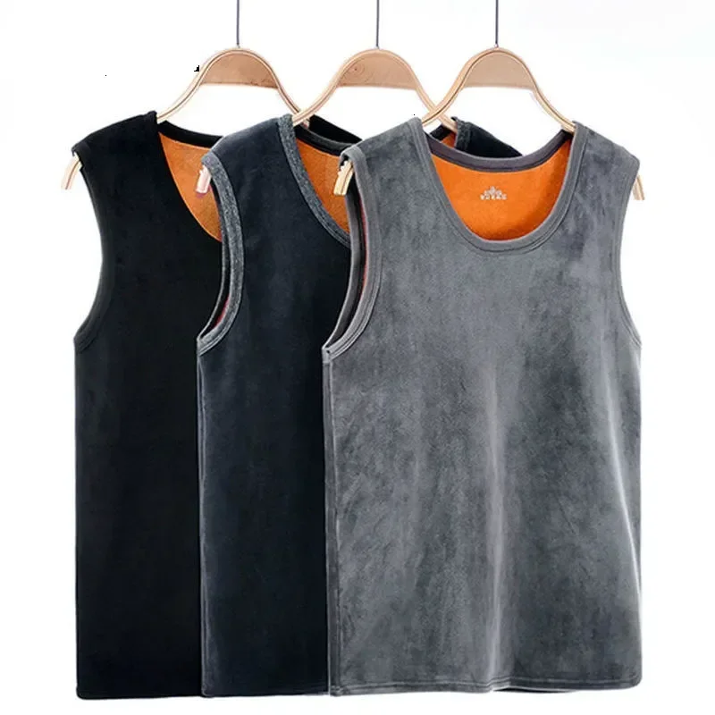 

Winter With Male Man Velvet Underwear For #htyus Vest Warm Thermo Keep Men Large Shaping Vest Vest Warm Size Men's Comfortable