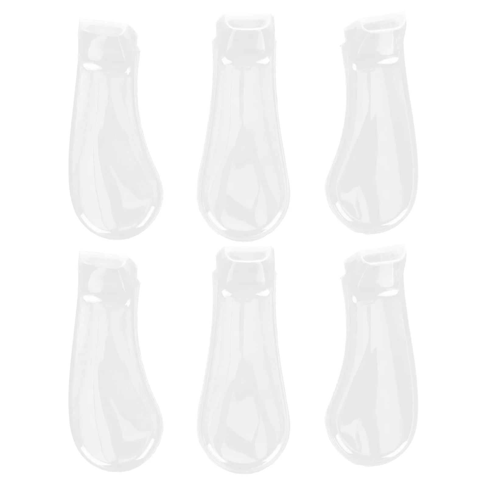 

Plastic Piano Foot Pad Protectors Sleeves 6Pcs