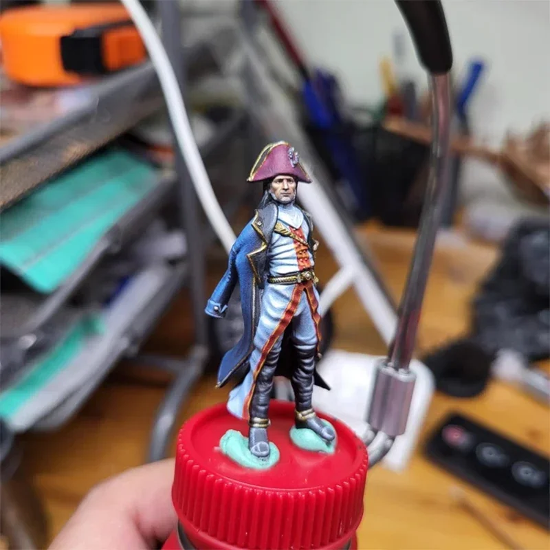 Смола Темно-Синий Капитан Модель 3D печать 1/96 1/48 1/16 фотография украшение