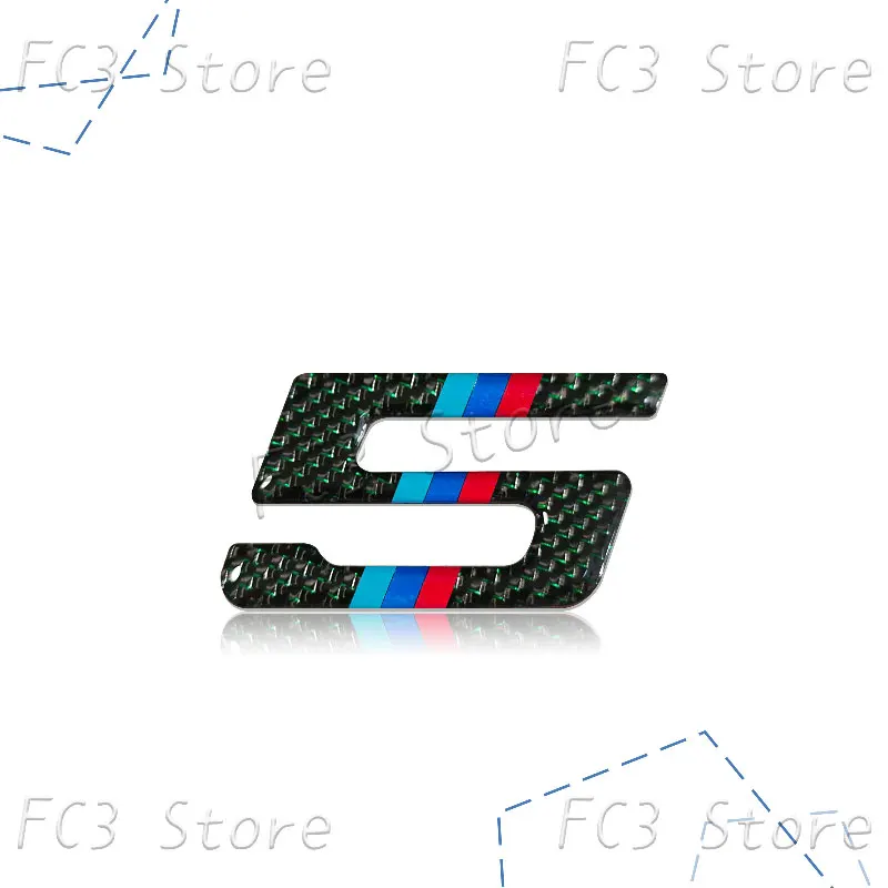 

Наклейка на заднюю стойку из углеродного волокна, 1 шт., декор для BMW BMW 5 i5, эмблема, отделка автомобиля, аксессуары для стайлинга автомобилей