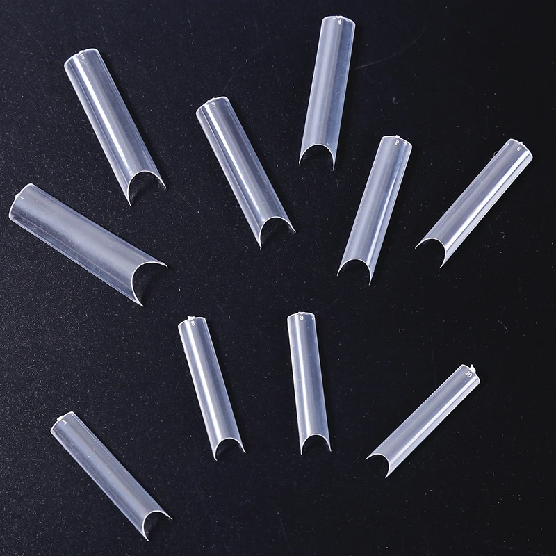 

500 шт. сверхдлинные квадратные накладные ногти C изогнутые прямые ногти для маникюра искусственные акриловые накладные ногти