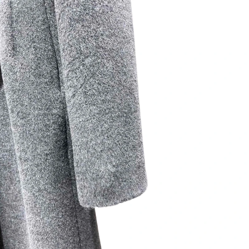 24новая верхняя одежда Новые пальто и куртки 90% шерсть Новое серое шерстяное Тренч