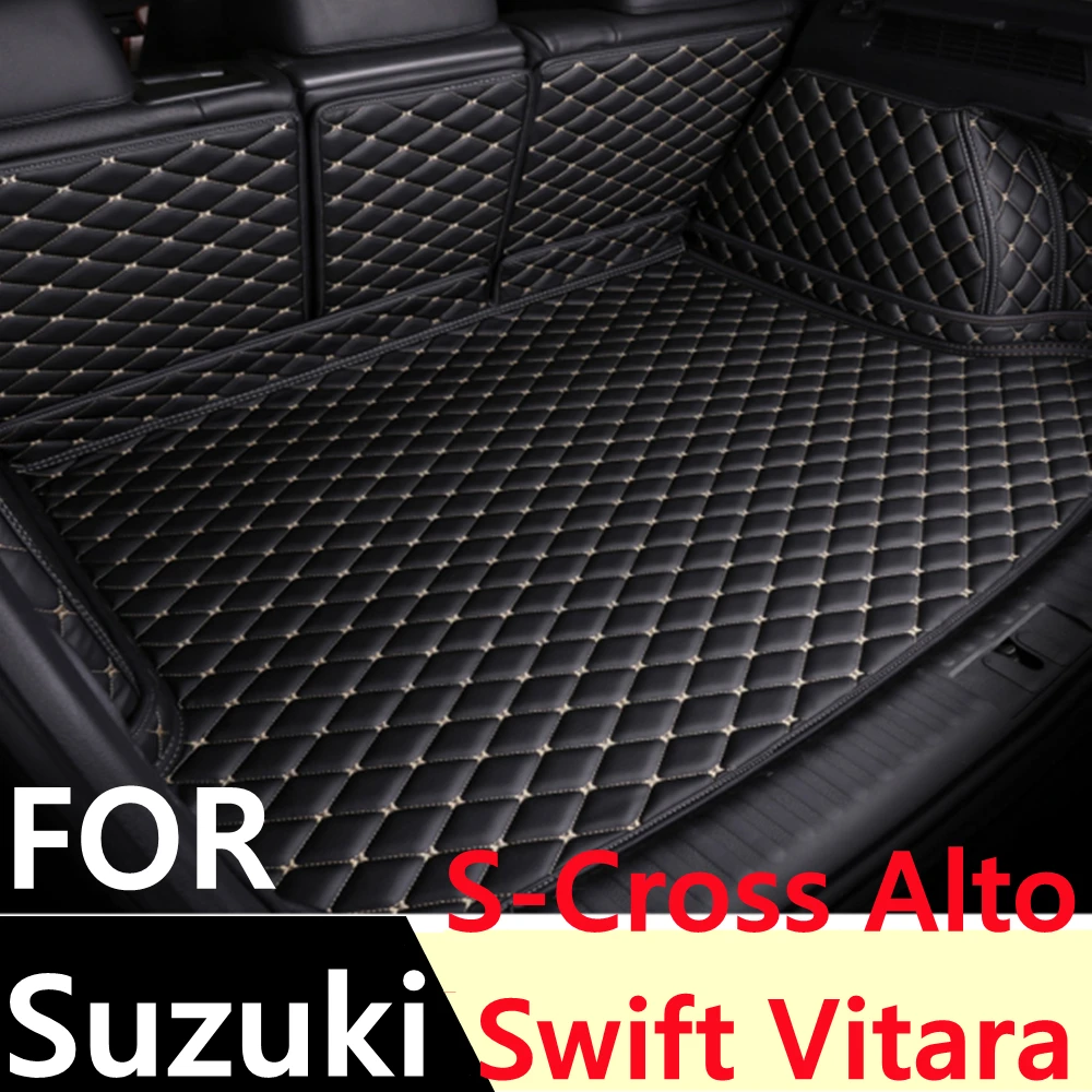 

Car Trunk Mat For Suzuki Swift Vitara S-Cross Alto All Weather XPE Custom Rear Cargo Cover Carpet Liner Tail Boot Luggage Pad
