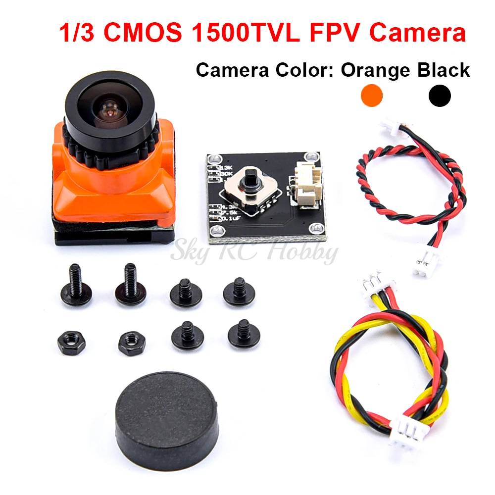 

1/3 CMOS 1500TVL B19 Mini FPV Camera 2.1mm Lens Power 5V-30V PAL / NTSC With OSD Internal adjustable For RC FPV Racing Drone