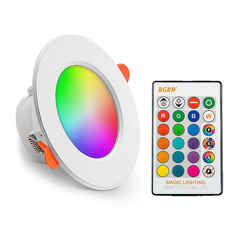 

RGB LED E27 Bulb Tuya Dimmable Downlight Spotlight 10W 85-265V Remote Control for Home Living Room Decoration