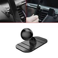universal black car holder suction base disk 17mm ball head 3m sticker magnetic gravity support car phone holders accessories