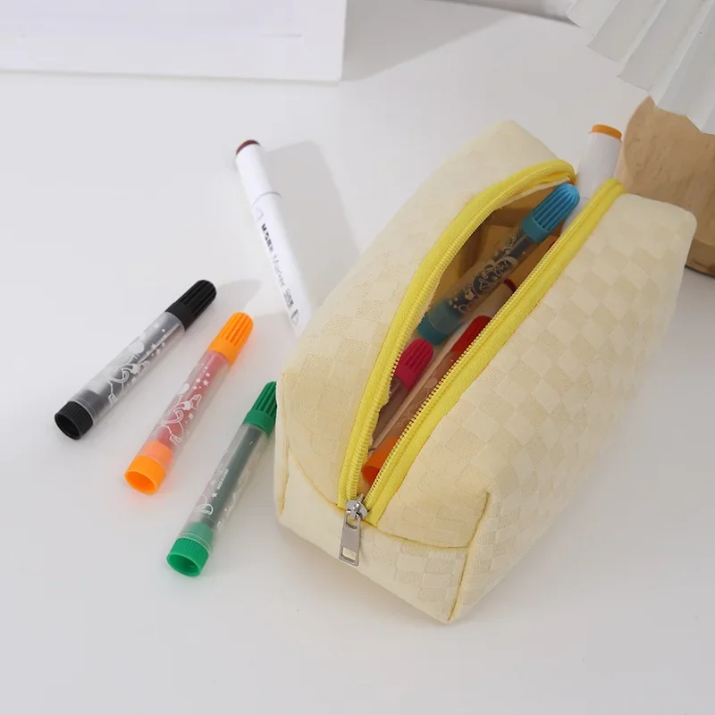 

Large Capacity Cosmetic Bags High Appearance Level Primary and Secondary Students Pencil Case Ins Style Stationery Storage Box