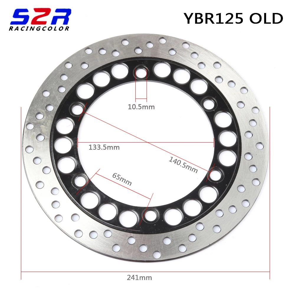 

Передний тормозной диск S2R для мотоцикла Yamaha YBR125 YBR YB 125 2002 - 2006 Новинка 2007 - 2016 3D9-F582U-10-00 тормозные запасные части