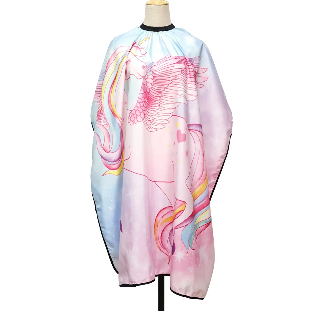

Child Kids Hairdressing Cape Professional Hair-Cut Salon Barber Wrap Protect Apron Waterproof Cutting Gown Hair Cloth Wholesale