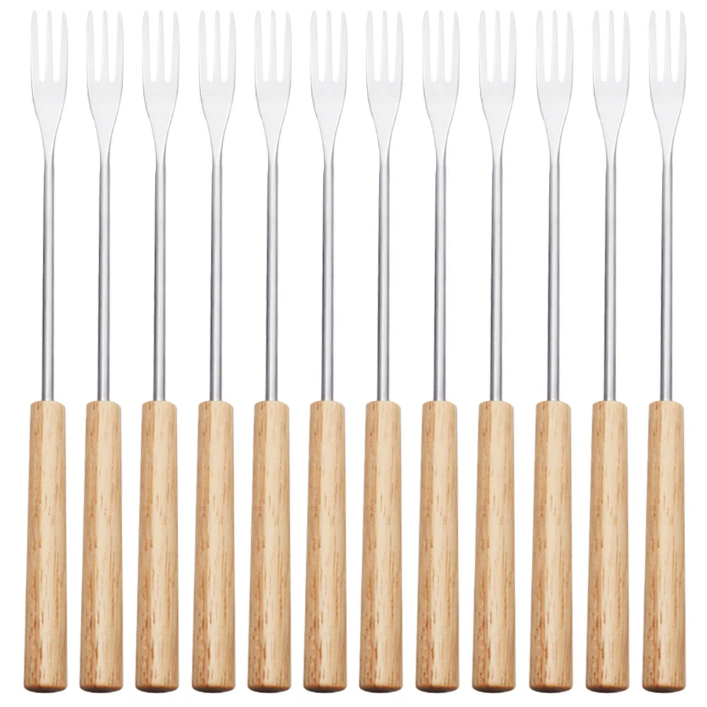 

Fondue Fork Forks Sticks Chocolate Skewers Dipping Cheese Candy Vegetable Fruit Dessert Roasting Pot Tool Marshmallows Roast