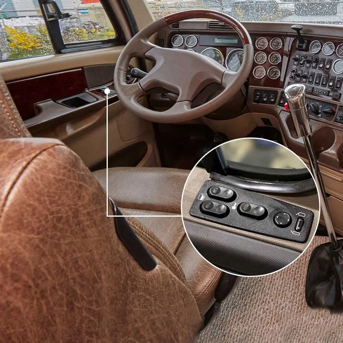 Сверхмощный оконный переключатель передняя сторона пассажира водителя для