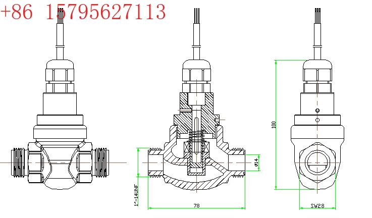Фото Винтовой переключатель потока масла Laifukang FF-015RMS-125/138GPF45- 025/40/60 №1