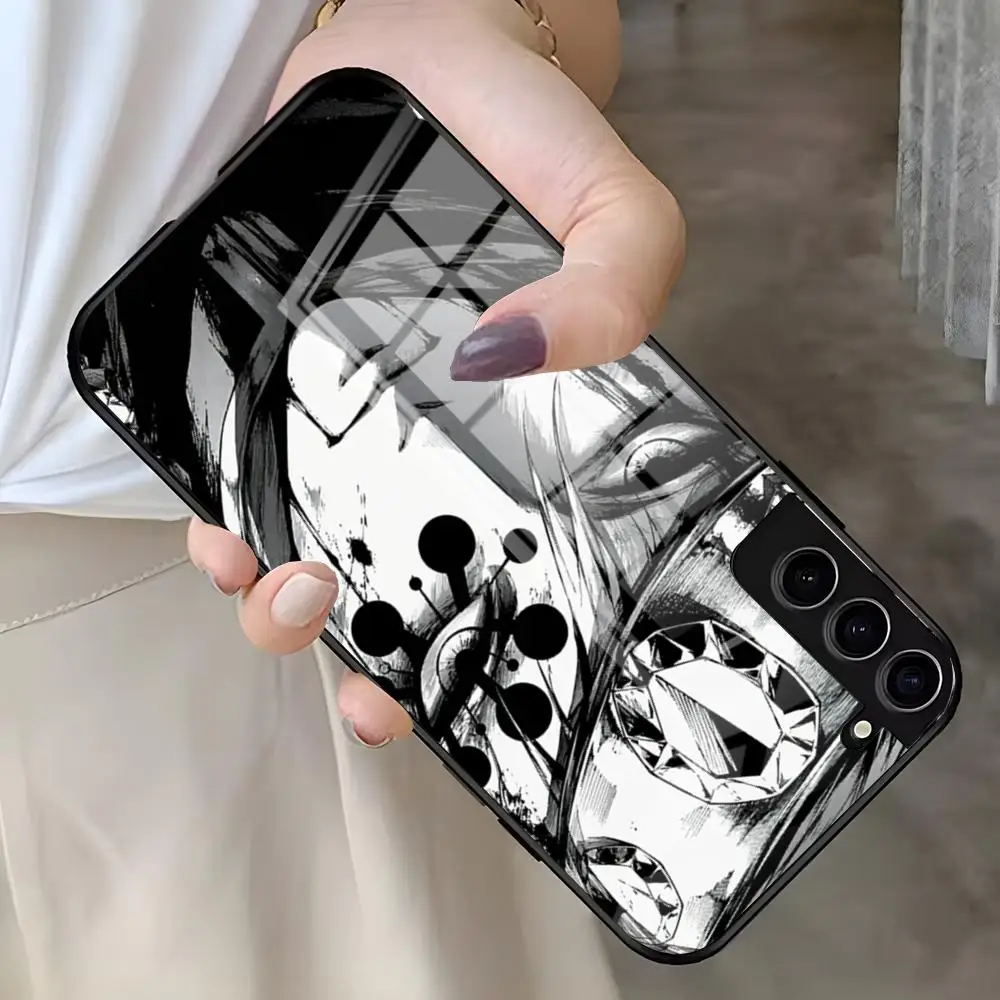 Фото Чехол для телефона P-Demon Cool S-Slayer-RE для Samsung S26 S25 Edge S24 S23 S22 Ultra Plus Fe A57 A37 A17 A27 5G, стеклянная крышка №2