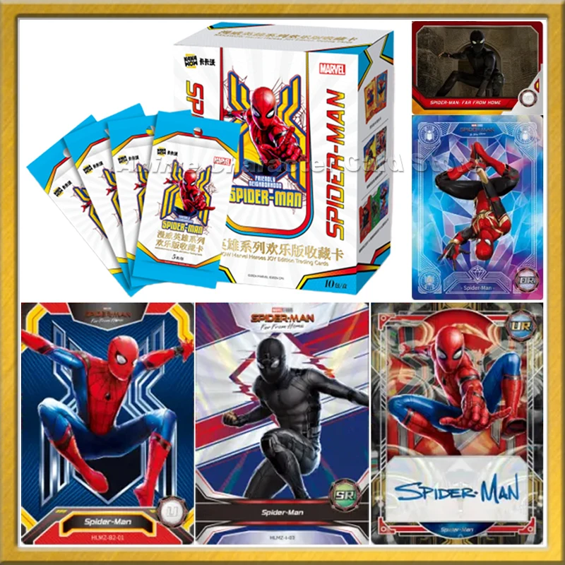 Оригинальная открытка Человек-паук KAKAWOW Marvel Heroes JOY Edition коллекционные карты
