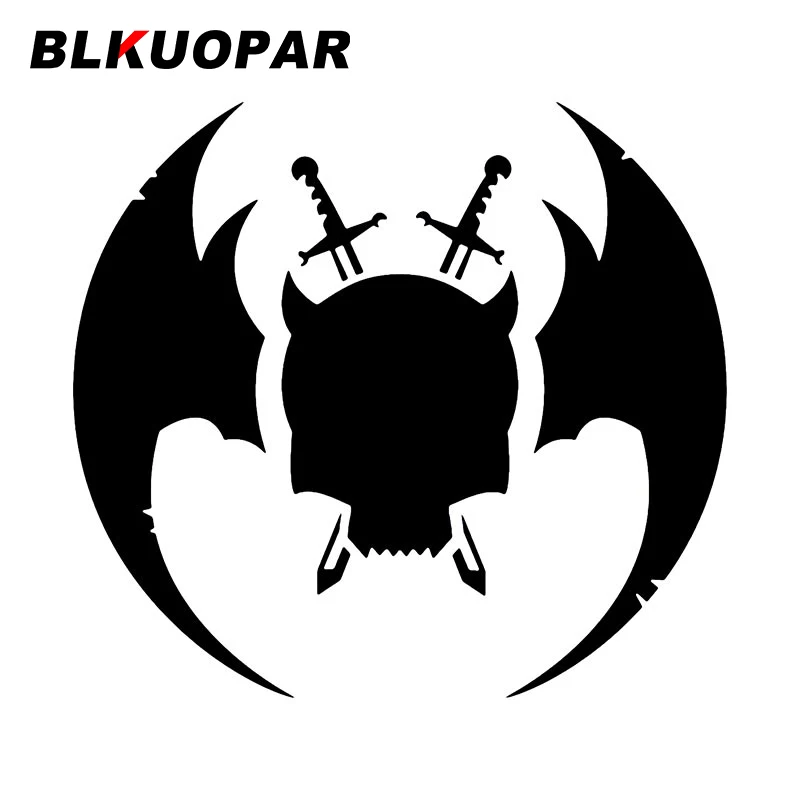 

BLKUOPAR череп меч с крылом наклейки для автомобиля креативный солнцезащитный окклюзив царапины Наклейка мотоцикл RV Лобовое стекло доски для с...
