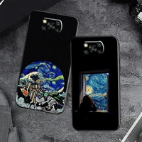 creative oil painting phone case for xiaomi 11 lite note 10 pro 11 lite 9se mi cc9 10s cc9e ultra i0rj tpu accessories capa