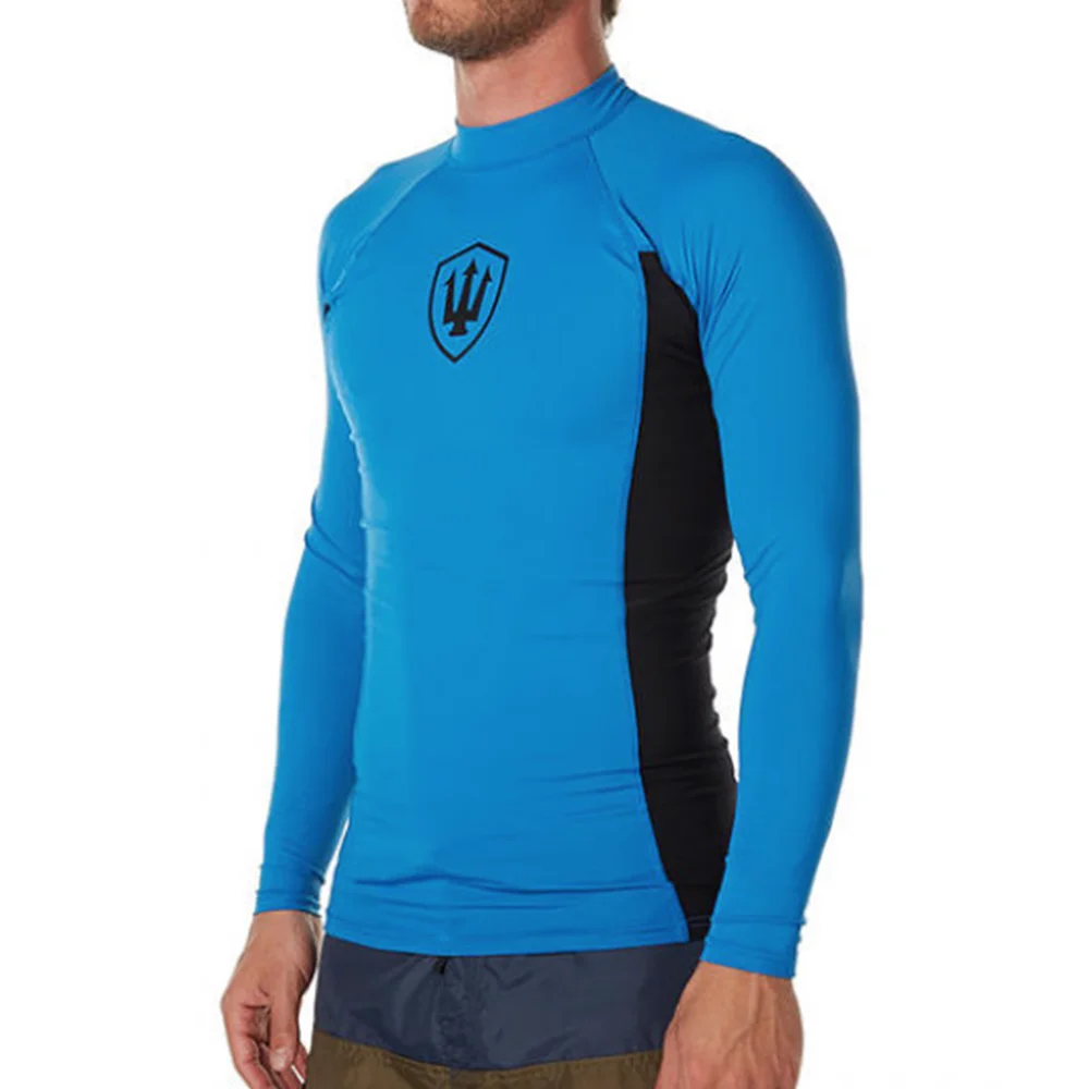 

Men's Long Sleeve Wetsuit Basic Skins Rash Beach Swimsuit Snorkeling Split Tights Surf Guard Top Clothes Quick Dry Guards Suit