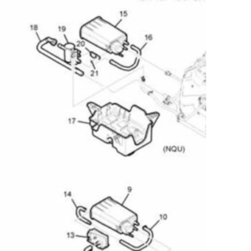 Автомобильный топливный выпускной клапан карбоновый канистры для соленоида Copage