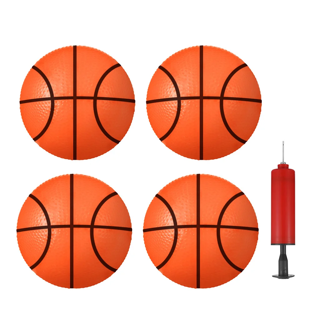 

1 Set Kids PVC Basketball Toys Anti-slip Design Basketball Toys Inflatable Balls Toys Shooting sport