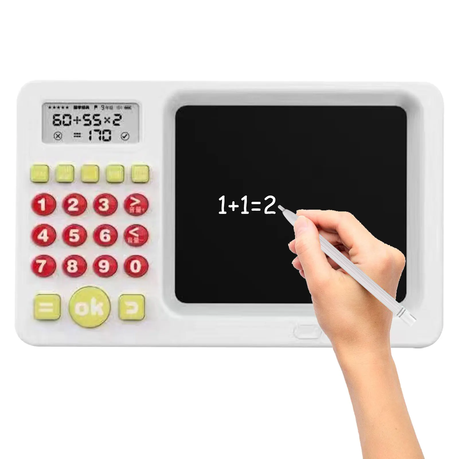 

Oral Calculator Calculator Large Display Four Function Auto Rechargeable Handheld Calculator Primary Student Kids