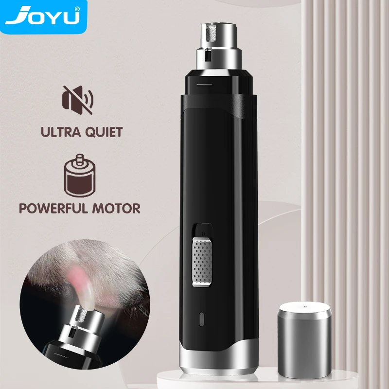 

Painless USB Charging Dog Nail Grinders Rechargeable Pet Nail Clippers Quiet Electric Dog Cat Paws Nail Grooming Trimmer Tools