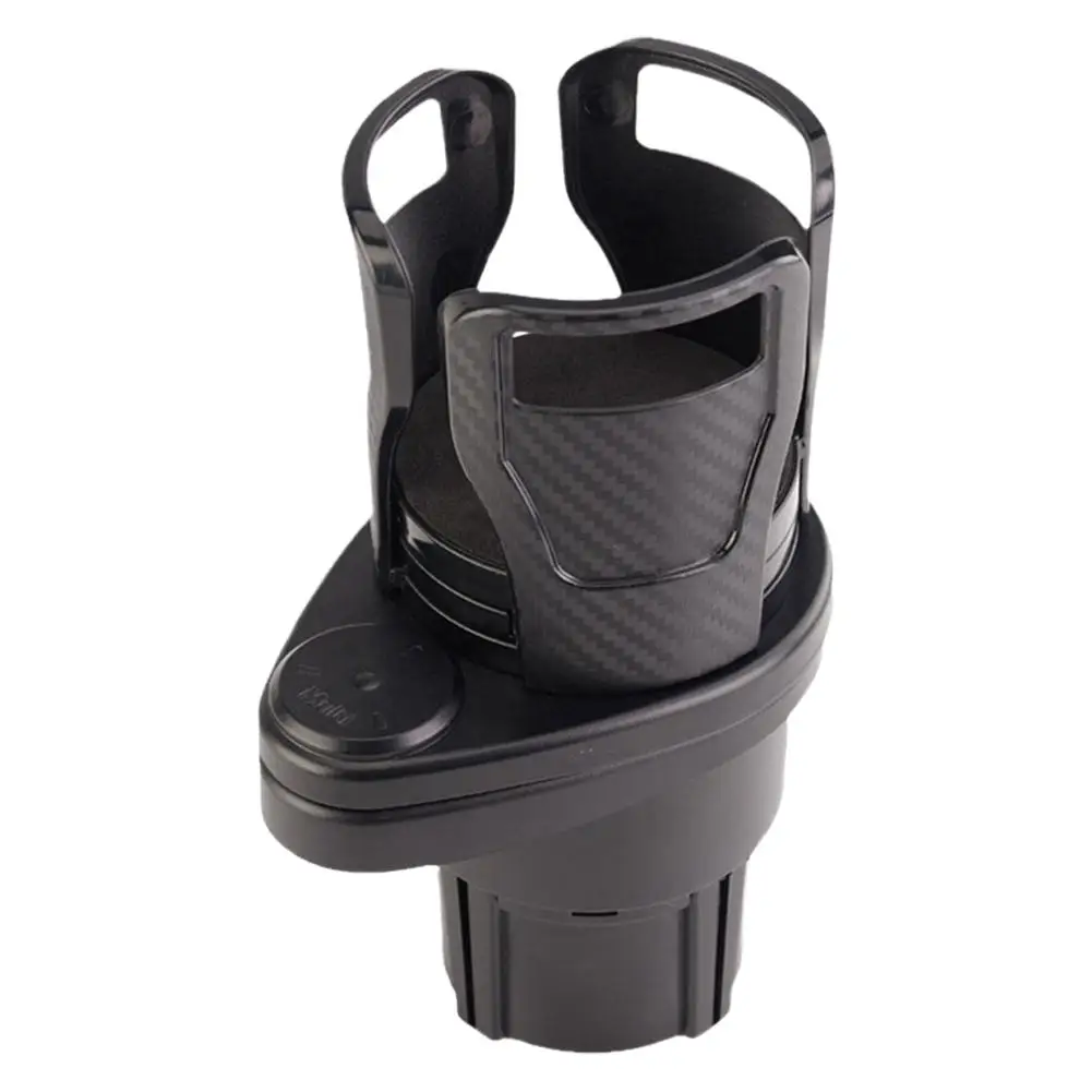 

Автомобильный подстаканник, многофункциональный 4 в 1, регулируемый двойной держатель для чашки, расширитель, адаптер, автомобильное крепление для чашки, держатель для мобильного телефона, аксессуары