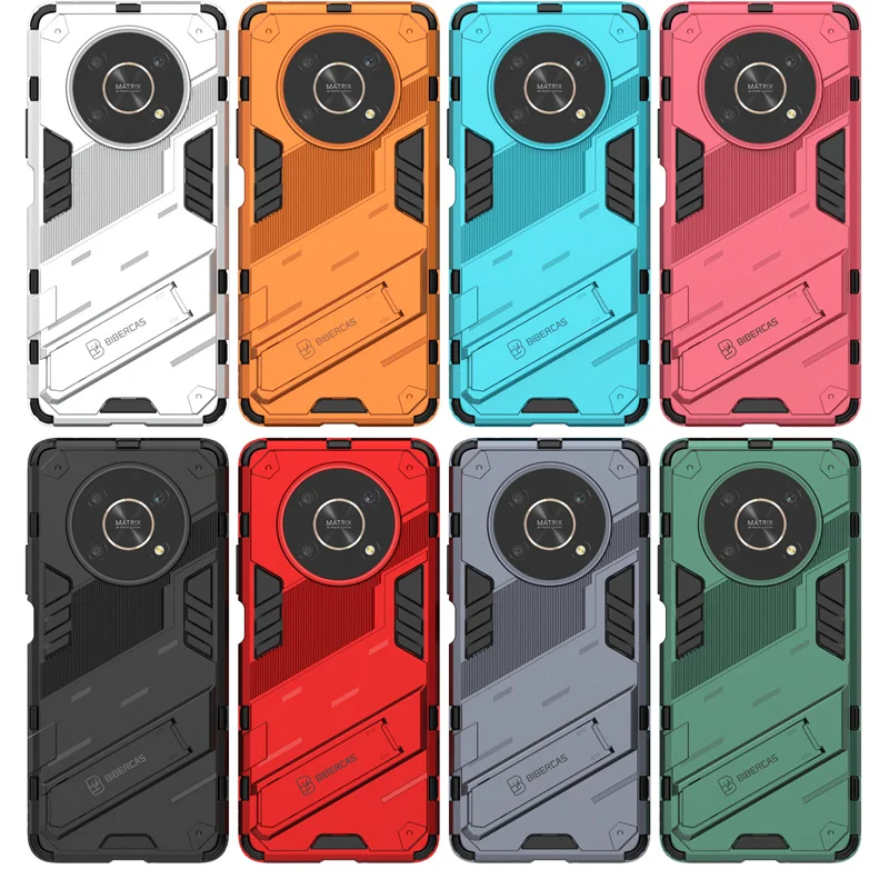 For Honor X9 5G Case Shockproof Armor Magnetic Holder Phone Case For HonorX9 Honar Xonor Honer X 9 9X 6.81" Silicone Back Cover images - 6