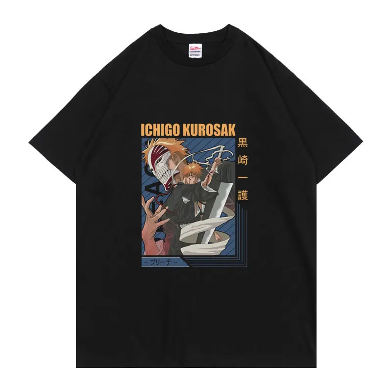 

Футболка с рисунком манги в стиле Харадзюку