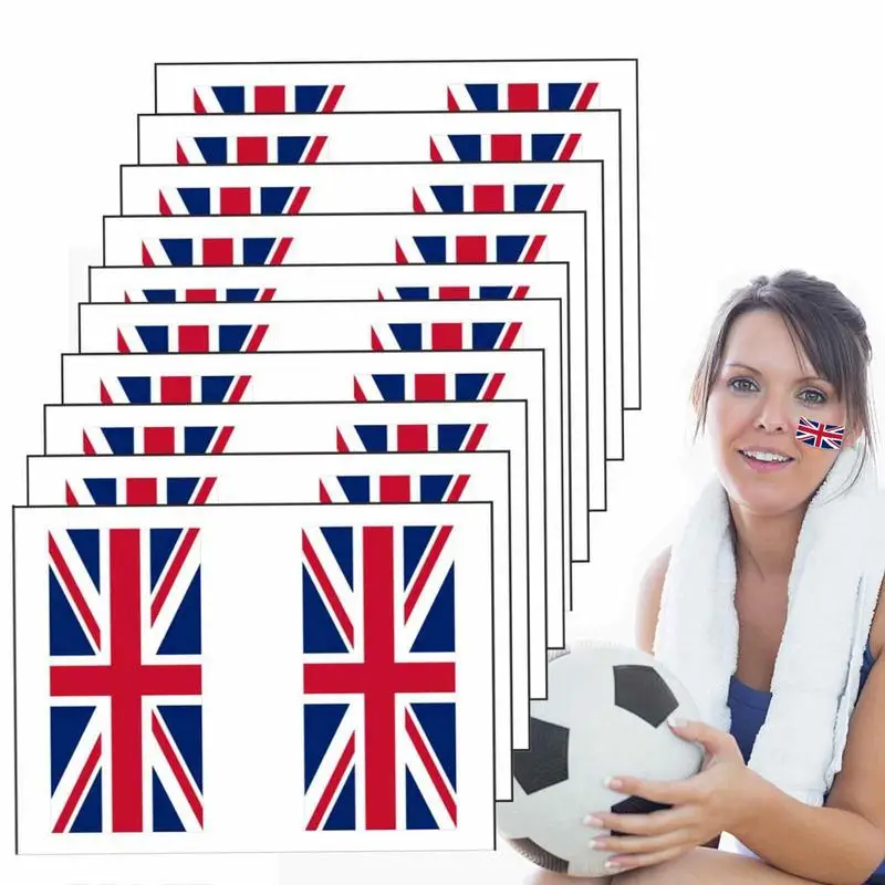 

Тату-наклейка с британским флагом, 20/30 листов