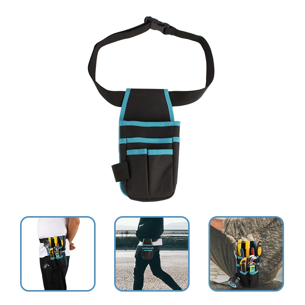 

Electrician's Storage Bag Waist Small Tool Belt Men Pouch Oxford Cloth Man Canvas