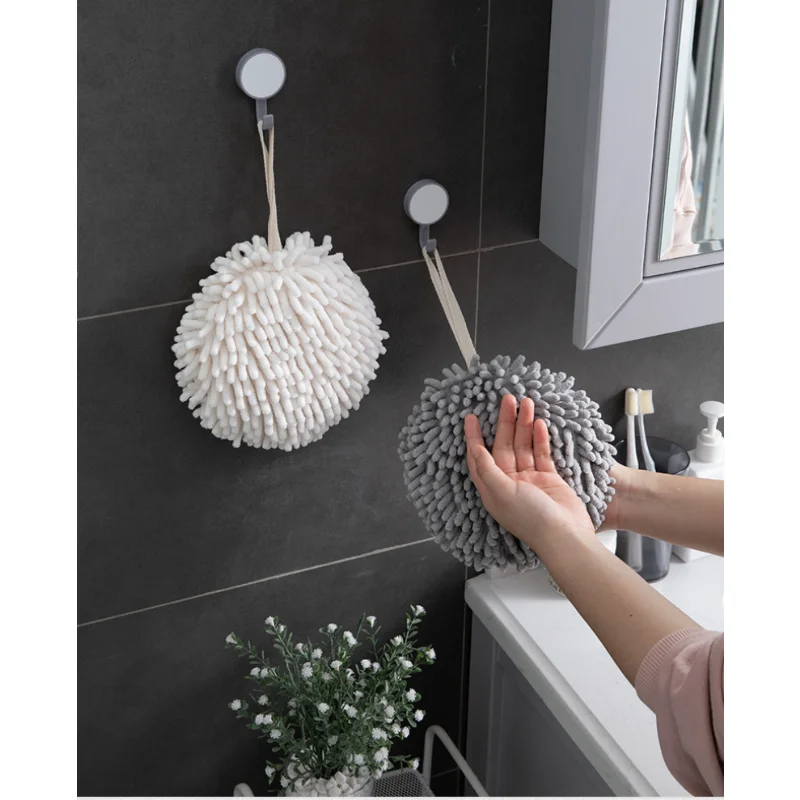 

1-piece hand wipe hair ball bathroom quick-dry hand wipe kitchen quick-dry hand wipe thickened sponge super absorbent hand wipe