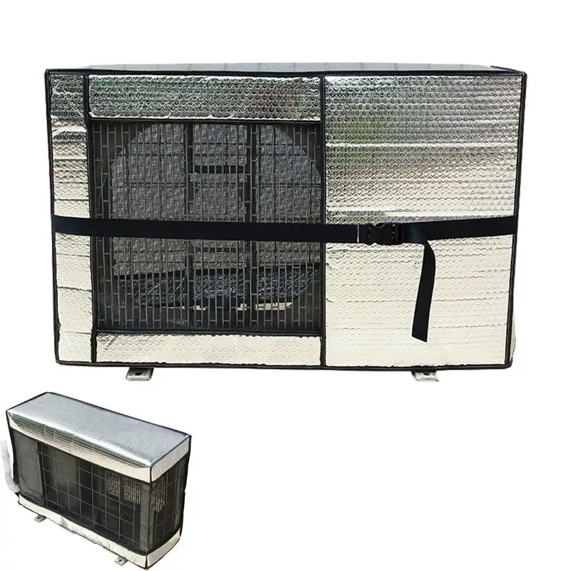 

Air Conditioner Outer Cover With Waterproof Polyester Anti Dust Air Conditioning Cover Cleaning Supplies Tools For Home Use