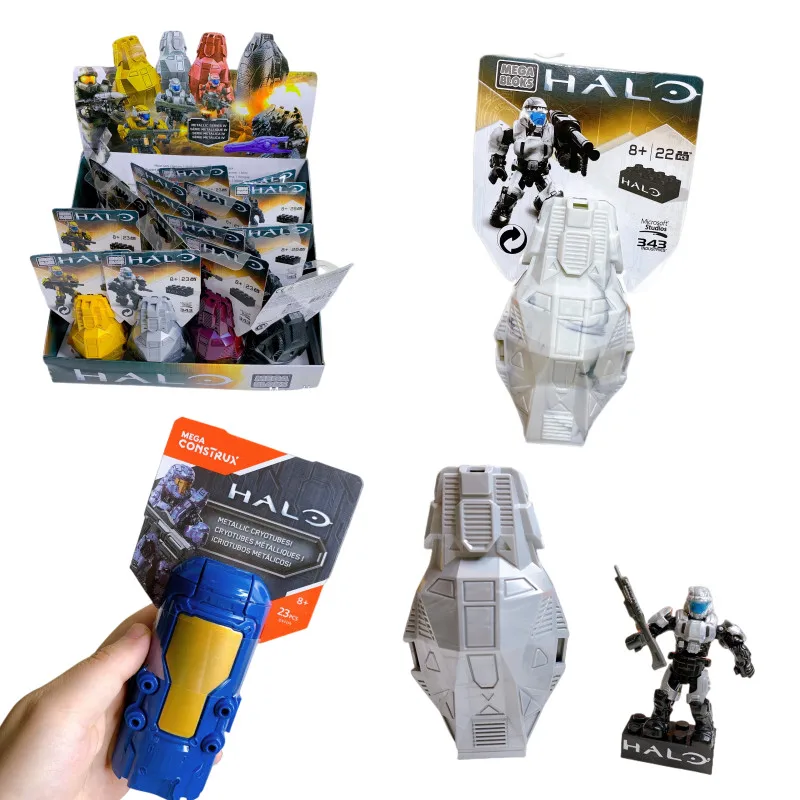 Halo Mega Bloks стелс Odst платиновая капсула новые Запечатанные строительные блоки