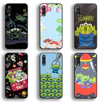 cute cartoon toy story alien phone case for huawei honor 30 20 10 9 8 8x 8c v30 lite view 7a pro