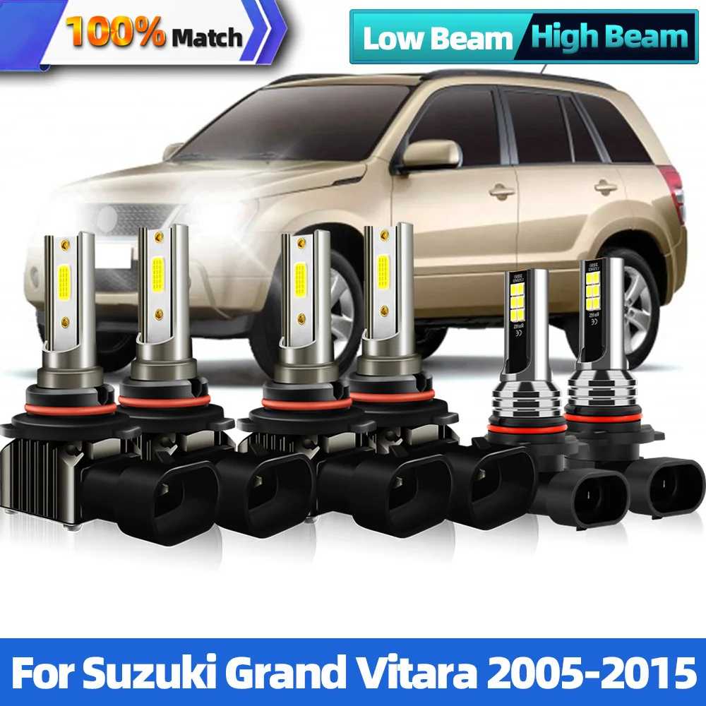 

H11 9005 HB3 Canbus Car LED Headlight 240W 40000LM Turbo Lamp 6000K For Suzuki Grand Vitara 2005-2010 2011 2012 2013 2014 2015