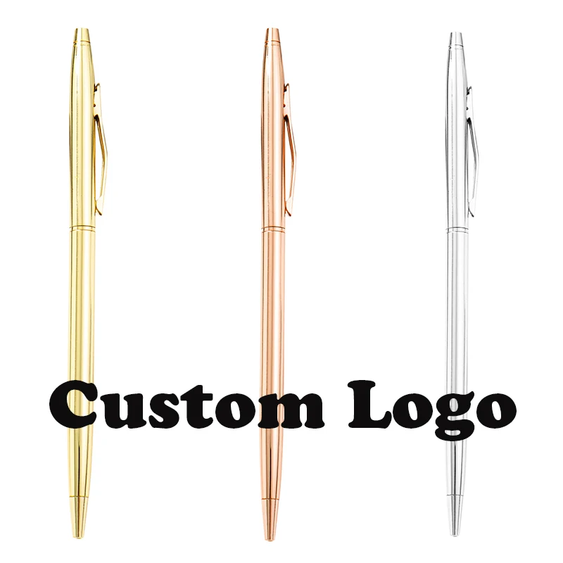 

Ballpoint Pen Custom Customized Logo Metal Ballpoint Pen Engraving Logo Advertising Pen Electroplating Ballpoint Pen Gift Pen