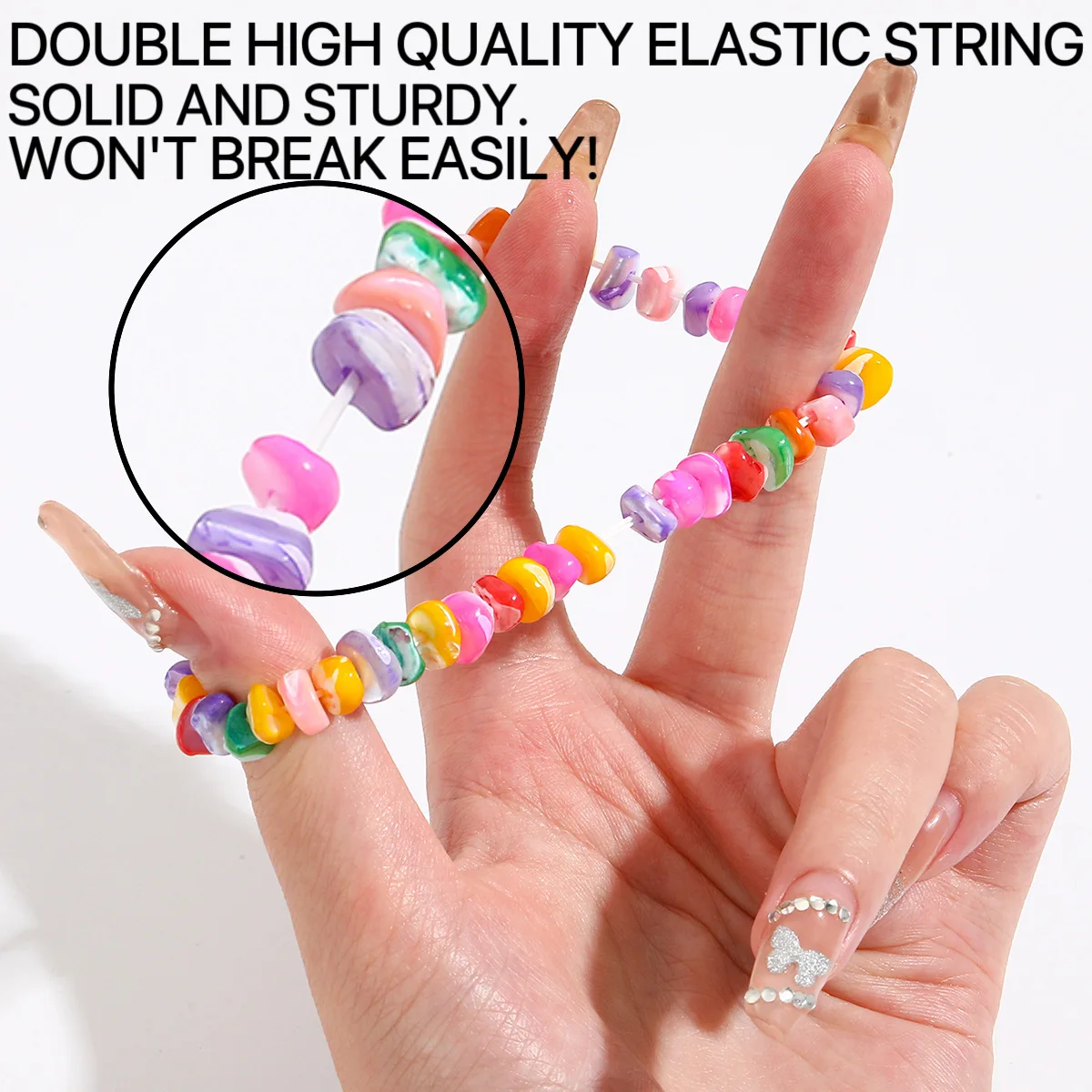 Лидер продаж европейские и американские богемные цветные браслеты из мятого