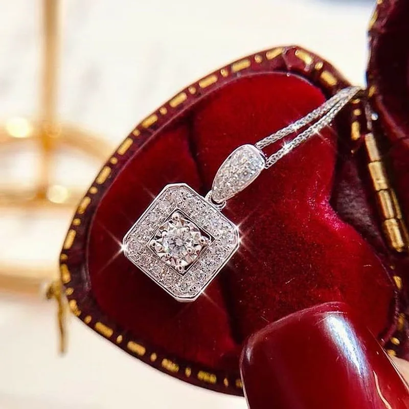 КАОШИ Ожерелье с блестящим кристаллом современного стиля для женщин, ослепительные аксессуары с цирконием, свадебные церемониальные драгоценности.