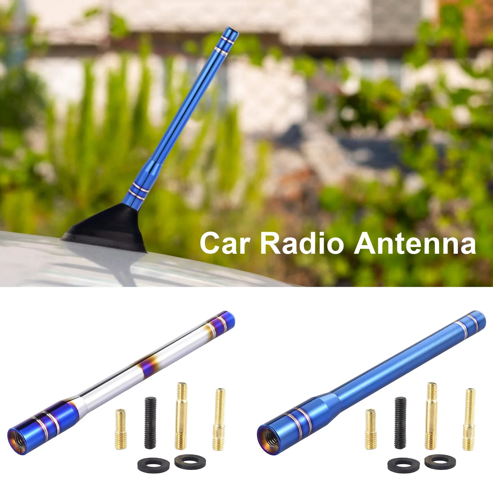 

Replacement Car Antenna Alloy Made Short Car & Truck Radio Antenna Universal Vehicle Antenna Anti-Theft Car Antenna For Better