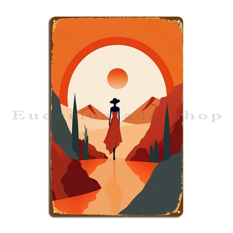 

Abstrat Woman In Nature Metal Plaque Poster Wall Decor Create Create Cinema Wall Cave Tin Sign Poster