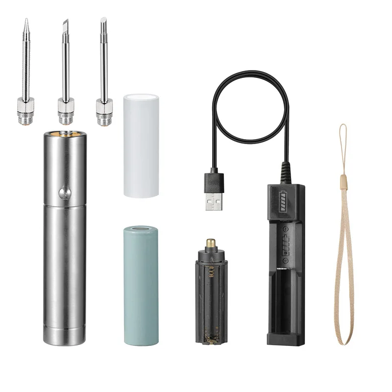 

Wireless Soldering Iron 510 Interface Soldering Iron Head USB Portable Charging Soldering Iron Power Supply