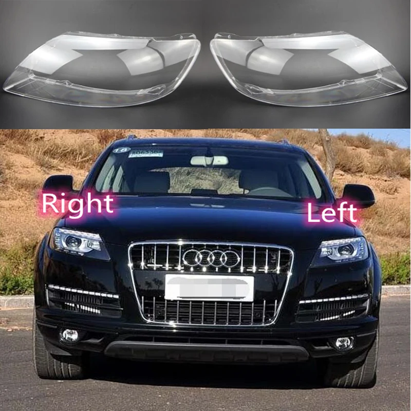 

Пластиковая крышка для объектива фары Автомобильный абажур автомобильные аксессуары Замена для Audi Q7 2006 2007 2008 2009-2015