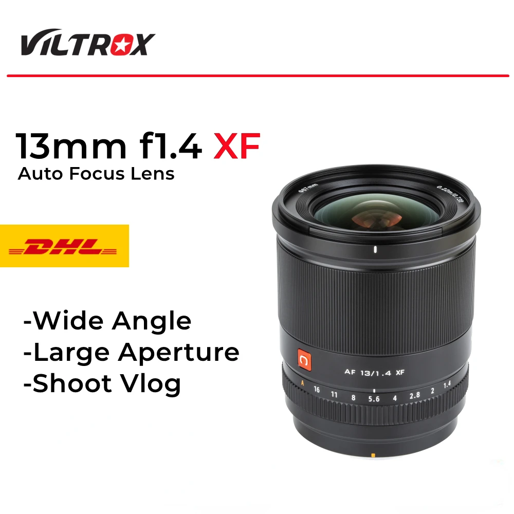 

Viltrox 13 мм F1.4 широкоугольный объектив с автофокусом и большой диафрагмой для фотоаппаратов Fuji X Mount XT3 XT4 Xpro3 XS10