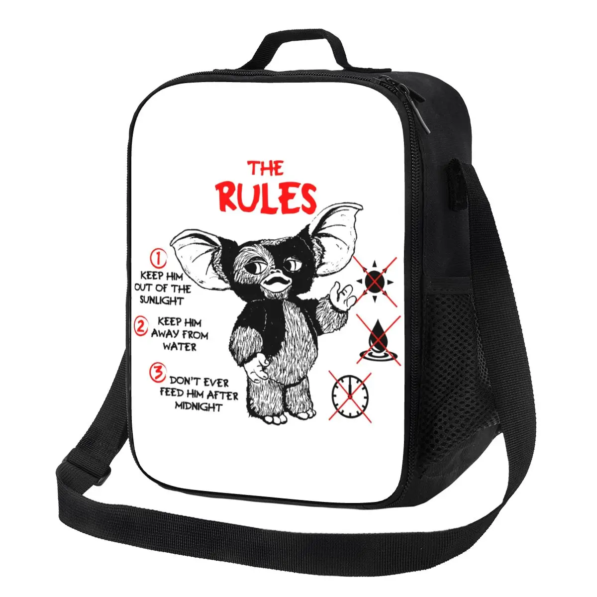 

Gremlins Thermal Insulated Lunch Bag Mogwai Horror Retro Sci Fi Gizmo Resuable Lunch Tote for Picnic Storage Bento Food Box